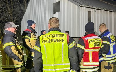 Großeinsatz auf Hühnerfarm