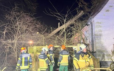 Feuerwehreinsatz am Herrenhaus